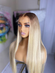 Custom ANYA unit HD lace blonde wig